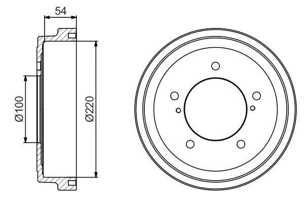 BOSCH Fékdob 0986477236_BOSCH