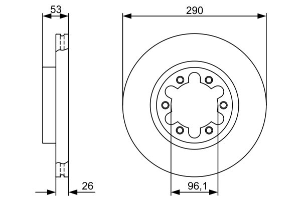 BOSCH Első féktárcsa 0986479355_BOSCH