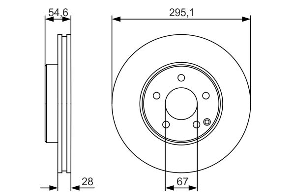 BOSCH Első féktárcsa 0986479R99_BOSCH