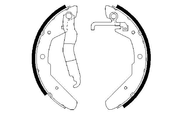 BOSCH Fékpofa 0986487279_BOSCH