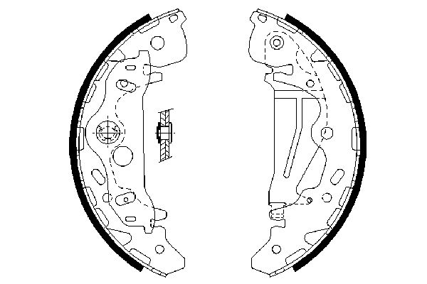 BOSCH 0986487709_BOSCH Fékpofa