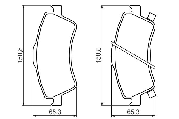 BOSCH Első fékbetét 0986494318_BOSCH