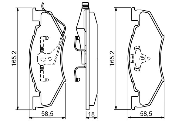 BOSCH Első fékbetét 0986494336_BOSCH