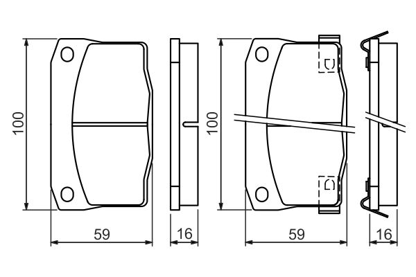 BOSCH Első fékbetét 0986494455_BOSCH