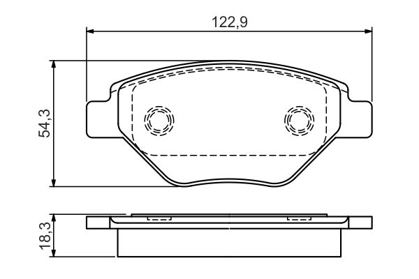 BOSCH Első fékbetét 0986495069_BOSCH