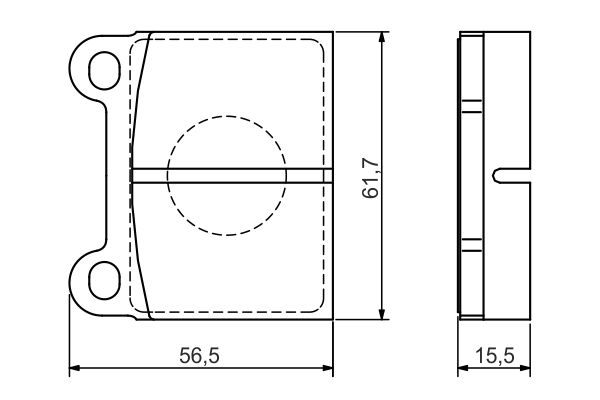 BOSCH Fékbetét, mind 0986495078_BOSCH