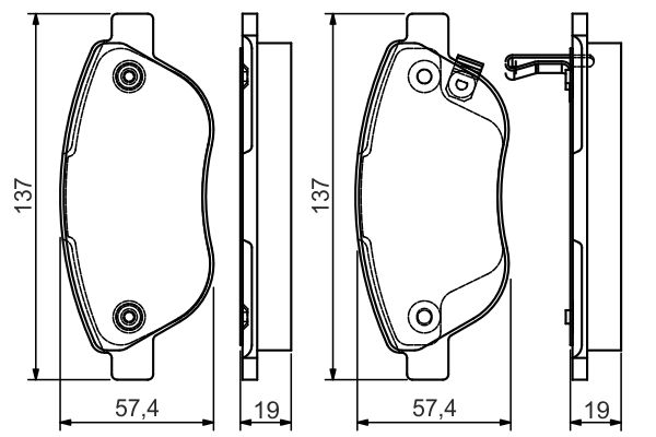 BOSCH Első fékbetét 0986495103_BOSCH