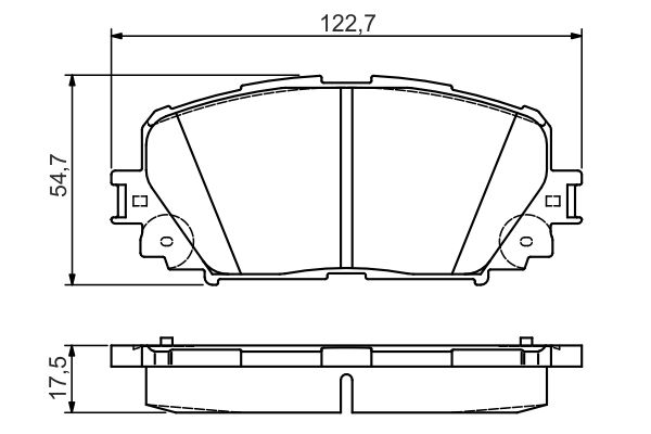 BOSCH Első fékbetét 0986495109_BOSCH