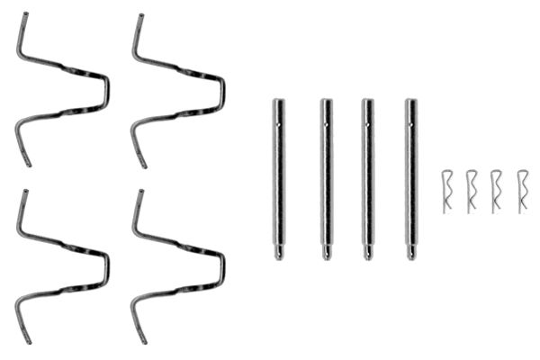 BOSCH Tartozékkészlet, tárcsafékbetét 1987474056_BOSCH