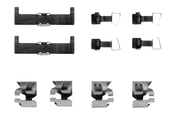 BOSCH Tartozékkészlet, tárcsafékbetét 1987474088_BOSCH