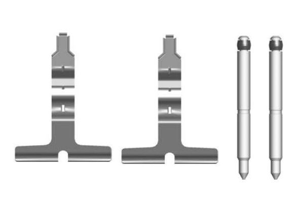 BOSCH Tartozékkészlet, tárcsafékbetét 1987474430_BOSCH