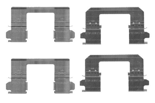 BOSCH Tartozékkészlet, tárcsafékbetét 1987474461_BOSCH