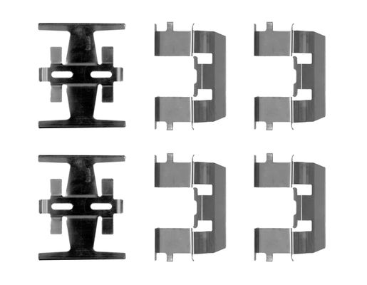 BOSCH Tartozékkészlet, tárcsafékbetét 1987474620_BOSCH