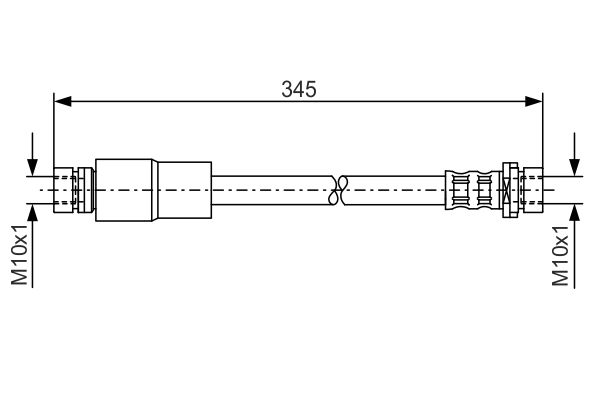 BOSCH Gumifékcső 1987476058_BOSCH