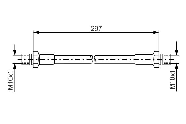 BOSCH Gumifékcső 1987476290_BOSCH