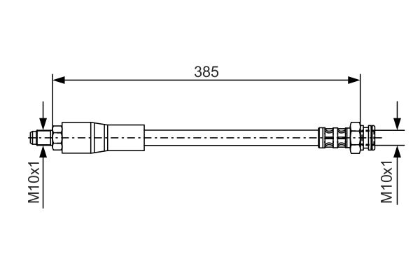 BOSCH Gumifékcső 1987476461_BOSCH