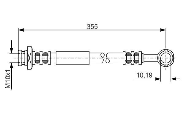 BOSCH Gumifékcső 1987476933_BOSCH