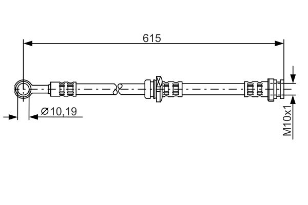 BOSCH Gumifékcső 1987476997_BOSCH