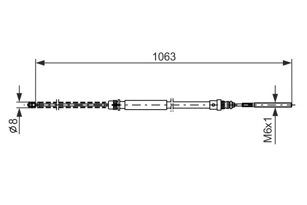 BOSCH Kézifék bowden 1987477568_BOSCH