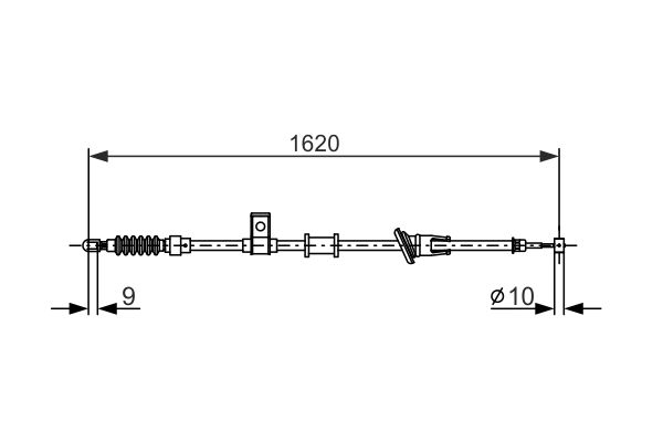 BOSCH Kézifék bowden 1987477893_BOSCH