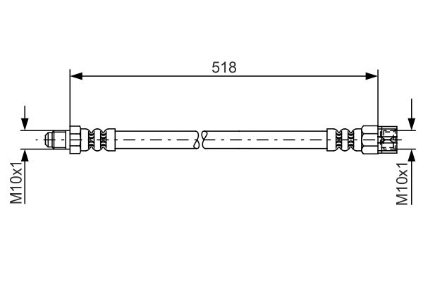 BOSCH Gumifékcső 1987481007_BOSCH