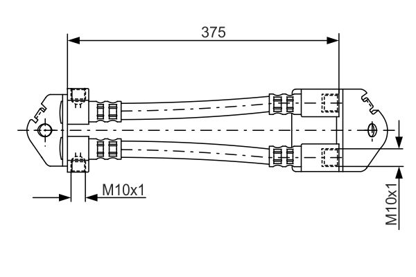 BOSCH Gumifékcső 1987481072_BOSCH