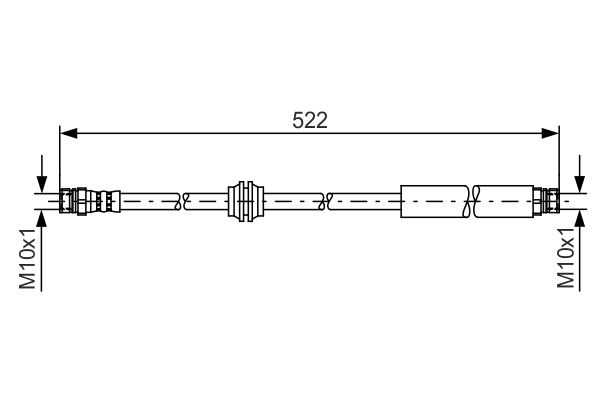 BOSCH Gumifékcső 1987481446_BOSCH