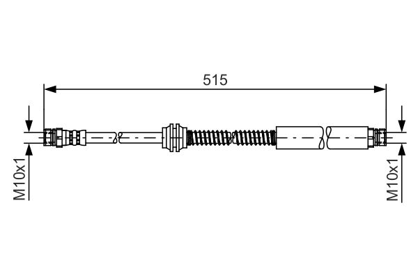 BOSCH Gumifékcső 1987481447_BOSCH