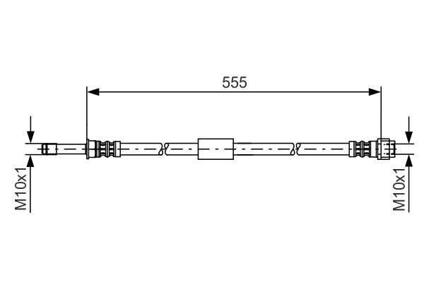 BOSCH Gumifékcső 1987481461_BOSCH