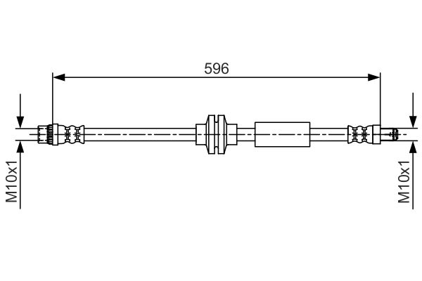 BOSCH Gumifékcső 1987481708_BOSCH