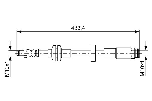 BOSCH Gumifékcső 1987481726_BOSCH