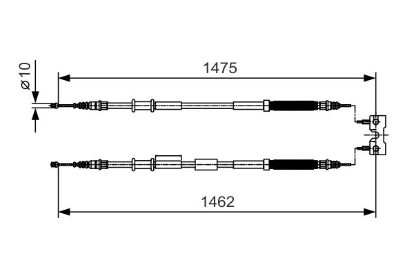 BOSCH Kézifék bowden 1987482039_BOSCH