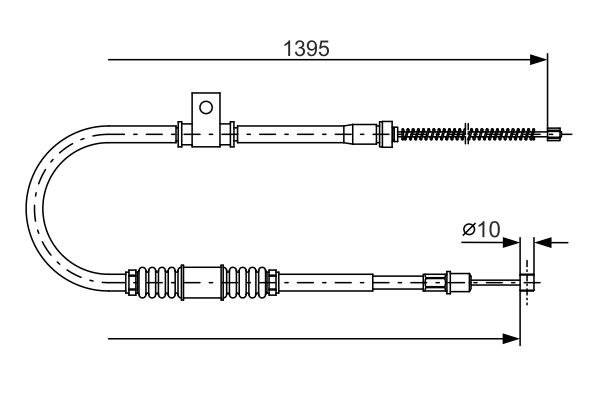 BOSCH Kézifék bowden 1987482062_BOSCH