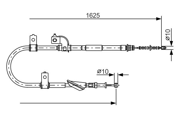 BOSCH Kézifék bowden 1987482081_BOSCH