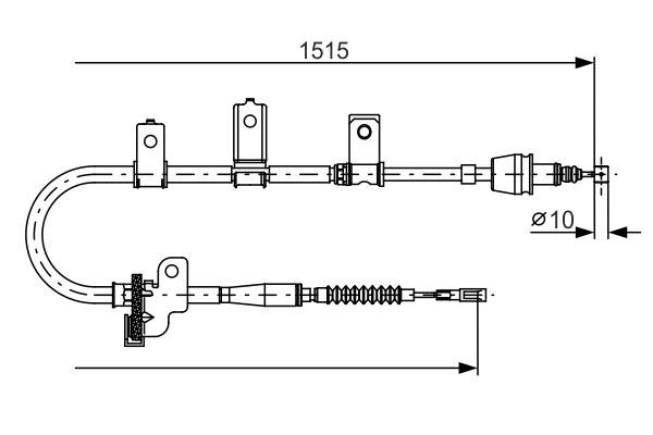 BOSCH Kézifék bowden 1987482097_BOSCH