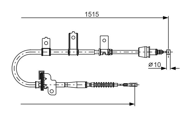 BOSCH Kézifék bowden 1987482098_BOSCH