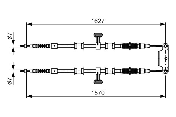 BOSCH Kézifék bowden 1987482147_BOSCH