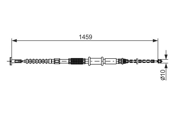 BOSCH Kézifék bowden 1987482180_BOSCH