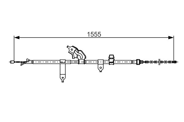 BOSCH Kézifék bowden 1987482221_BOSCH