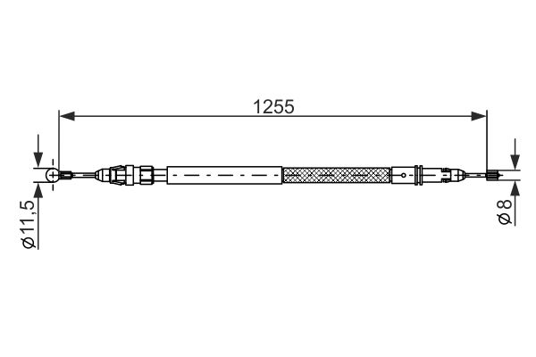 BOSCH Kézifék bowden 1987482235_BOSCH