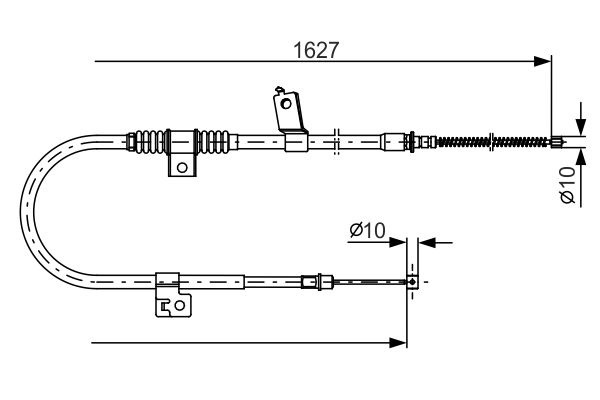 BOSCH Kézifék bowden 1987482274_BOSCH