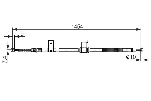 BOSCH Kézifék bowden 1987482294_BOSCH