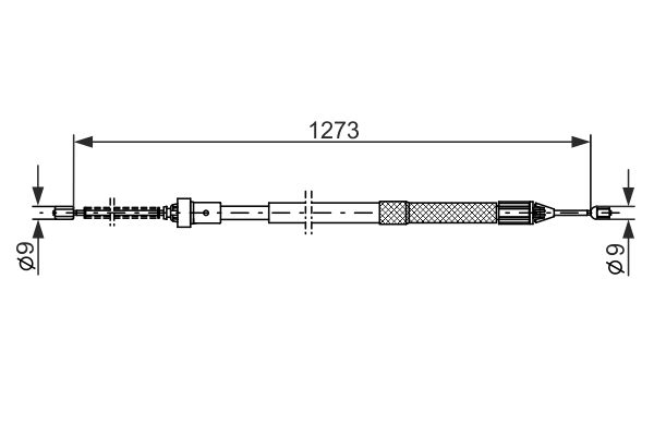 BOSCH Kézifék bowden 1987482308_BOSCH