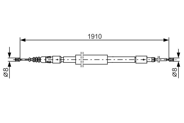 BOSCH Kézifék bowden 1987482318_BOSCH