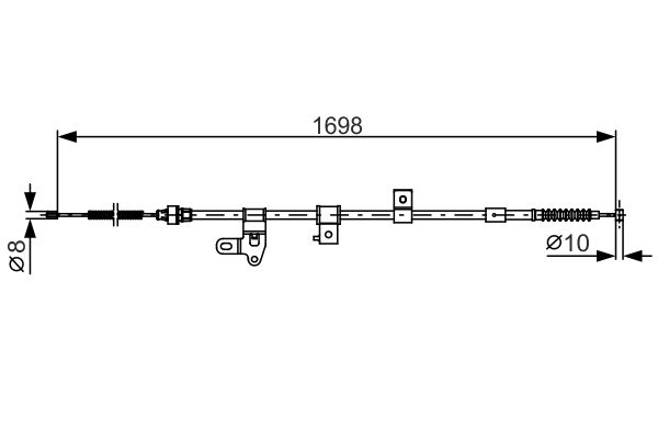 BOSCH Kézifék bowden 1987482346_BOSCH