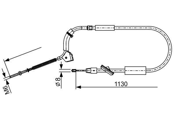 BOSCH Kézifék bowden 1987482490_BOSCH