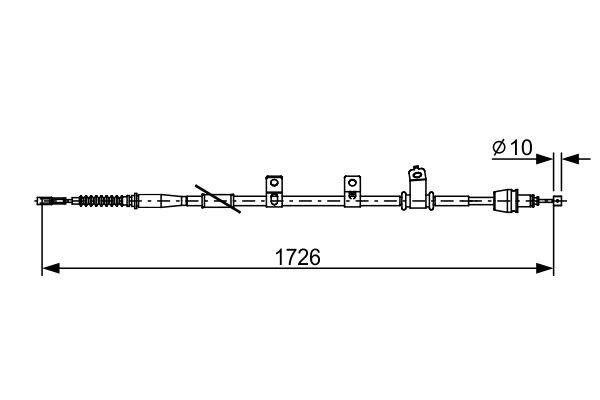 BOSCH Kézifék bowden 1987482618_BOSCH