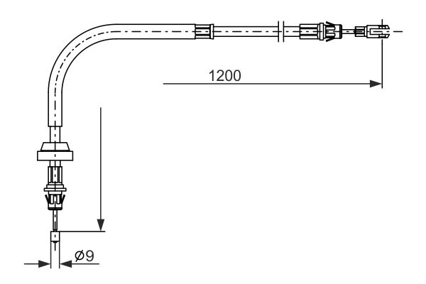 BOSCH Kézifék bowden 1987482878_BOSCH