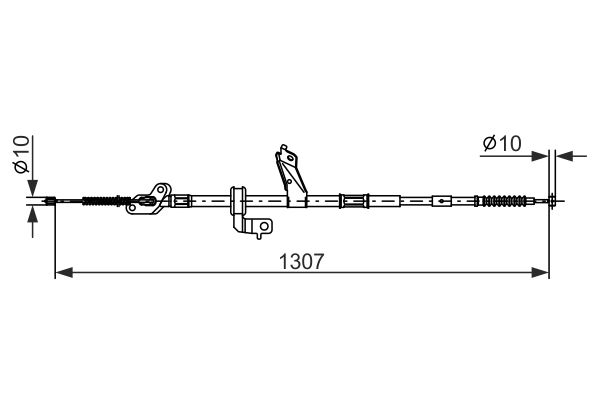 BOSCH Kézifék bowden 1987482902_BOSCH