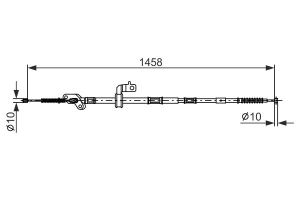 BOSCH Kézifék bowden 1987482903_BOSCH